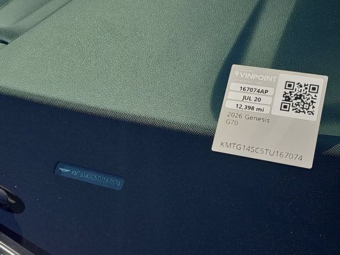 Certified 2026 Genesis G70 2.5T RWD image 23