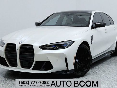 Used 2022 BMW M3 Competition w/ M Carbon Exterior Package image 1