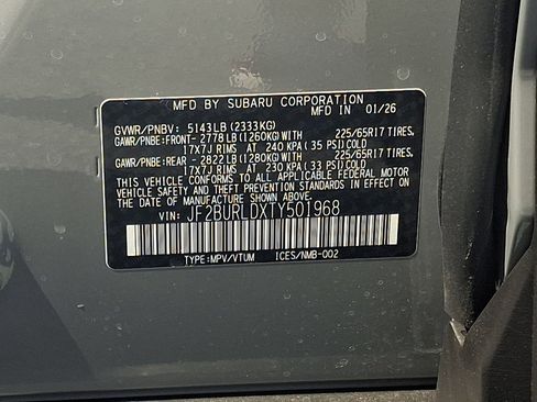 New 2026 Subaru Outback Wilderness AWD/4WD image 20