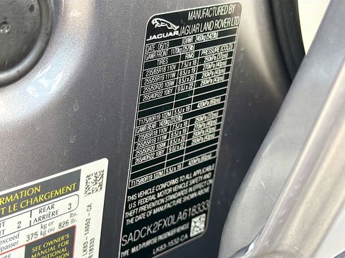 Used 2020 Jaguar F-PACE Prestige image 45