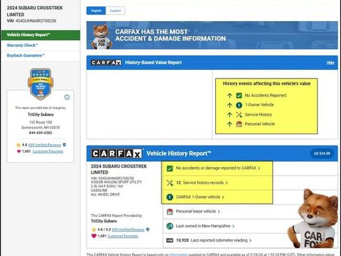 Certified 2024 Subaru Crosstrek 2.5i Limited image 7