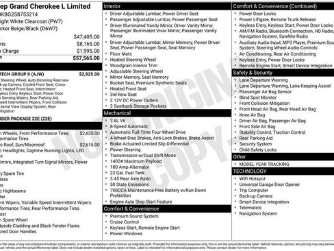 New 2025 Jeep Grand Cherokee L Limited w/ Luxury Tech Group II image 15