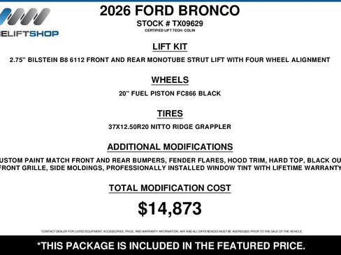 Used 2026 Ford Bronco Outer Banks AWD/4WD image 2