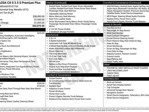 New 2026 MAZDA CX-5 2.5 S w/ Premium Plus Package AWD/4WD image 4