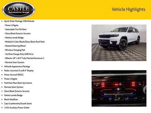 Used 2023 Jeep Grand Cherokee L Laredo AWD/4WD image 8
