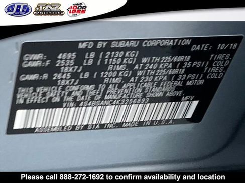 Used 2019 Subaru Outback 2.5i Limited image 20