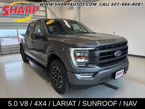 Used 2021 Ford F150 Lariat w/ Equipment Group 502A High image 1