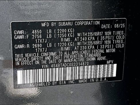 Used 2025 Subaru Outback Premium AWD/4WD image 18