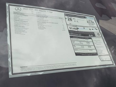 New 2025 Mercedes-Benz GLC 300 GLC 300 Coupe image 32