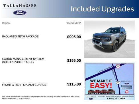 New 2026 Ford Bronco Sport Badlands w/ Badlands Tech Package image 3
