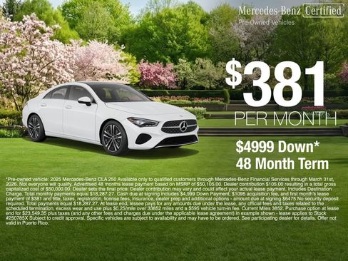 Certified 2025 Mercedes-Benz CLA 250 CLA 250 image 3