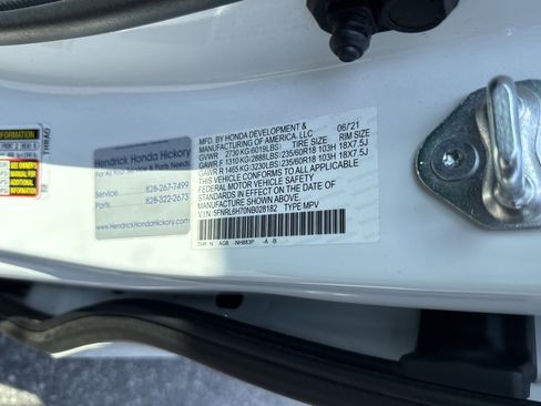 Certified 2022 Honda Odyssey EX-L image 37