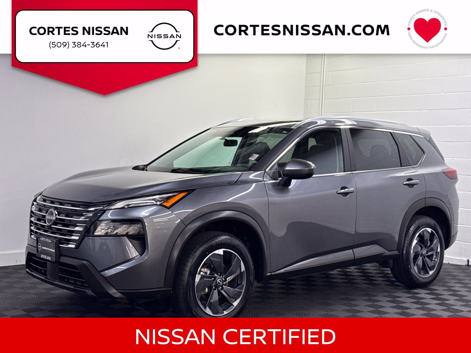 Certified 2025 Nissan Rogue SV w/ SV Premium Package AWD/4WD image 1