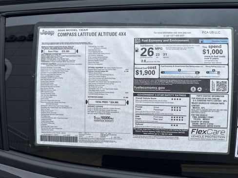 New 2026 Jeep Compass Latitude image 42