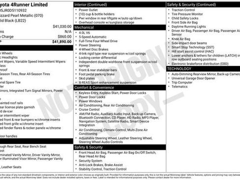 Used 2013 Toyota 4Runner Limited image 7