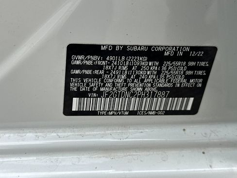 Used 2023 Subaru Crosstrek Hybrid w/ Moonroof Package w/Navigation image 38