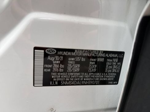 Used 2022 Hyundai Santa Fe Limited AWD/4WD image 26