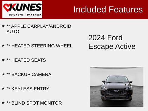 Used 2024 Ford Escape Active AWD/4WD image 2