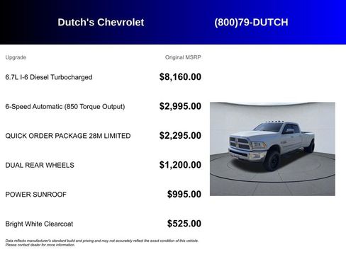 Used 2014 RAM 3500 Laramie Longhorn AWD/4WD image 5