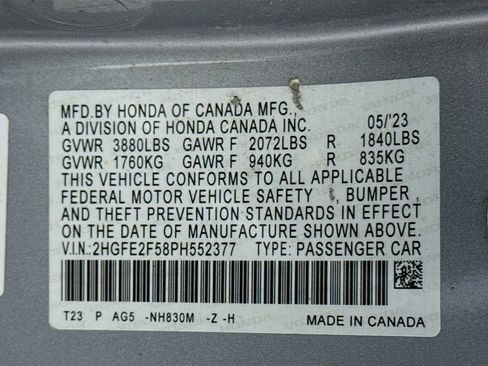 Used 2023 Honda Civic Sport image 40