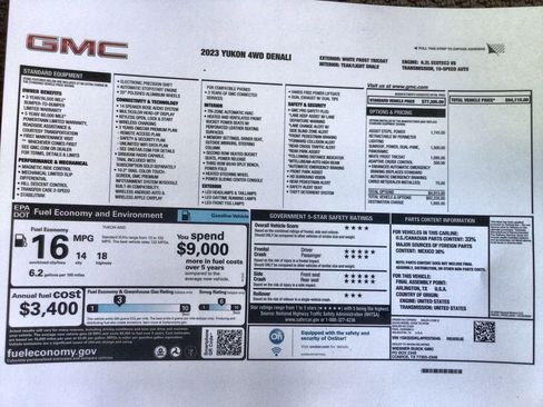 Used 2023 GMC Yukon Denali image 37