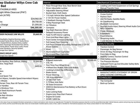 Used 2021 Jeep Gladiator Sport AWD/4WD image 9