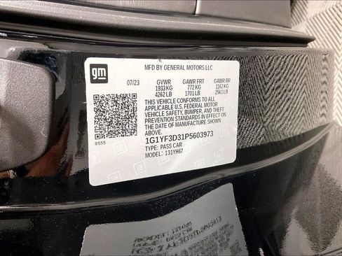 Used 2023 Chevrolet Corvette Z06 w/ Battery Protection Package RWD image 41
