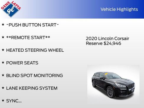 Used 2020 Lincoln Corsair Reserve w/ Equipment Group 201A AWD/4WD image 35