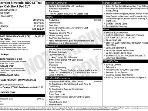 Used 2023 Chevrolet Silverado 1500 LT Trail Boss w/ LT Trail Boss Premium Package AWD/4WD image 6
