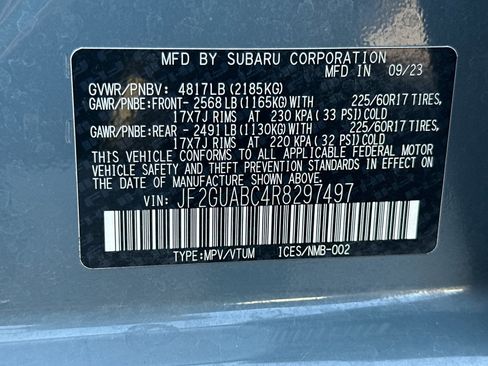 Used 2024 Subaru Crosstrek 2.0i AWD/4WD image 28