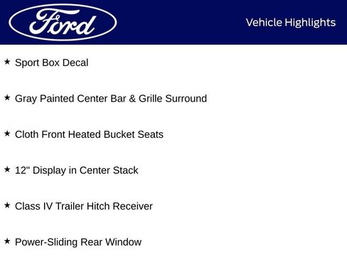 New 2025 Ford Ranger XLT w/ Equipment Group 301A High image 15