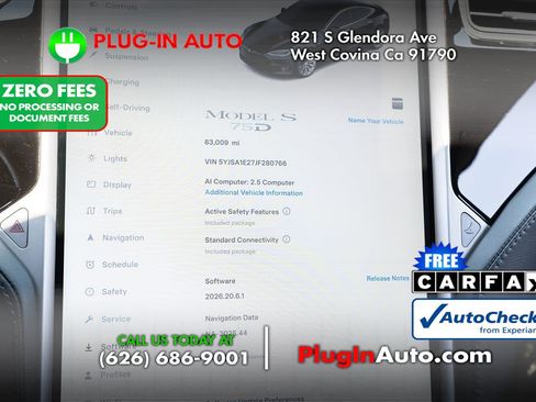 Used 2018 Tesla Model S 75D AWD/4WD image 33
