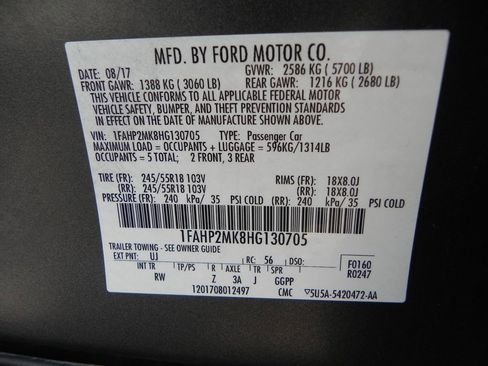 Used 2017 Ford Taurus Police Interceptor image 19