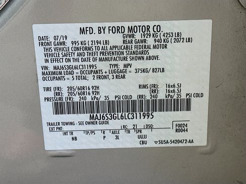 Used 2020 Ford EcoSport SE AWD/4WD image 12