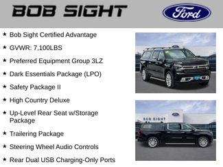 Used 2022 Chevrolet Silverado 1500 High Country w/ LPO, Dark Essentials Package AWD/4WD video 3