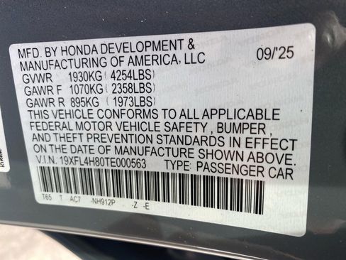 Certified 2026 Honda Civic Sport image 39