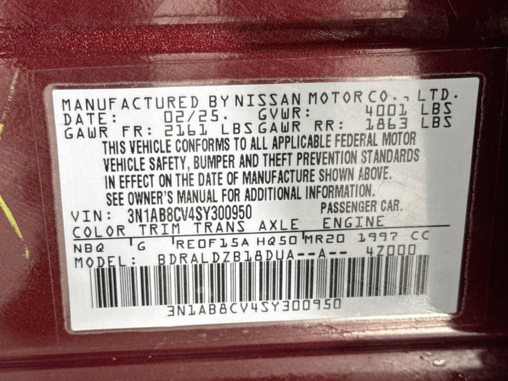 Used 2025 Nissan Sentra SV FWD image 13