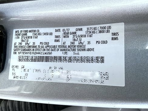 Used 2017 Ford F150 Lariat AWD/4WD image 28
