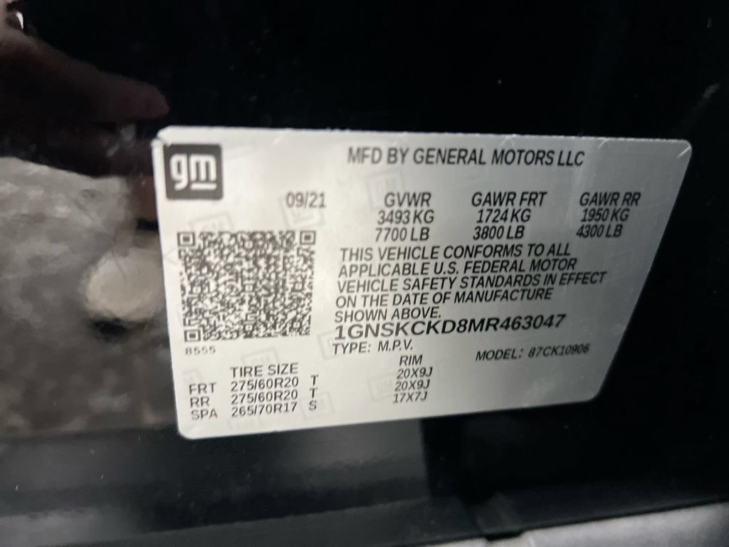 Used 2021 Chevrolet Suburban LT w/ Rear Media and Nav Package AWD/4WD image 28