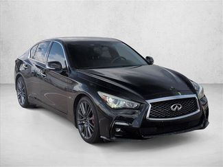 Used 2019 INFINITI Q50 Red Sport 400 w/ Sensory Package RWD video 3