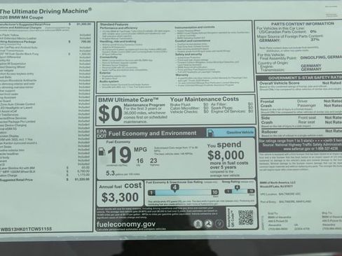 New 2026 BMW M4 Coupe w/ Parking Assistance Package image 2