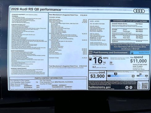 New 2026 Audi RS Q8 performance image 17