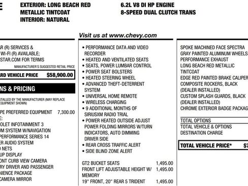 Used 2020 Chevrolet Corvette Stingray Preferred Cpe w/ 2LT Preferred Equipment Group image 19