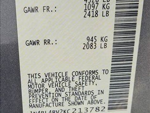 Used 2019 Nissan Altima 2.5 S FWD image 15