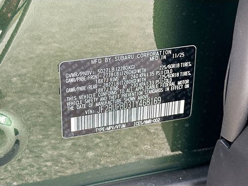 New 2026 Subaru Outback Premium image 31