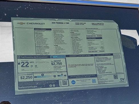 New 2026 Chevrolet Traverse LT image 16