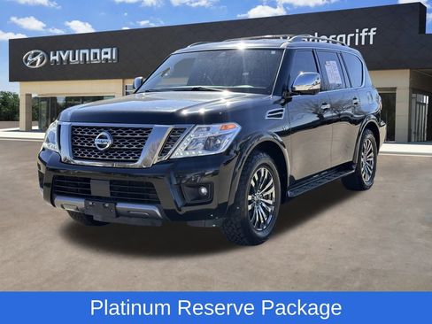 Used 2019 Nissan Armada Platinum w/ Captain's Chairs Package image 2