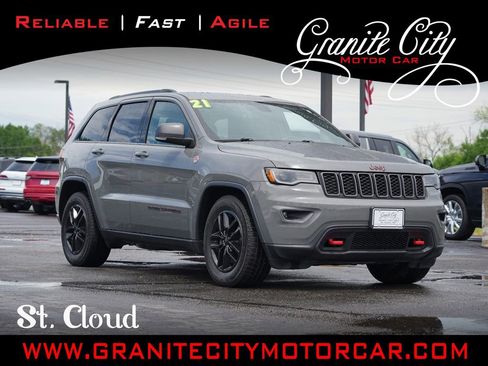 Used 2021 Jeep Grand Cherokee Trailhawk w/ Trailhawk Luxury Group AWD/4WD image 1