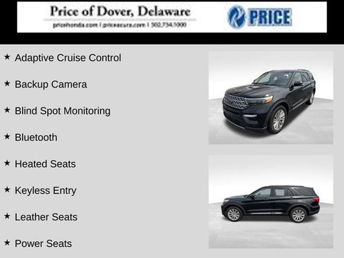 Used 2022 Ford Explorer Limited w/ Equipment Group 301A AWD/4WD image 2