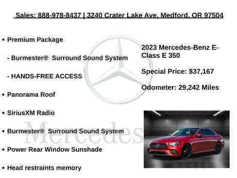 Used 2023 Mercedes-Benz E 350 Sedan image 15